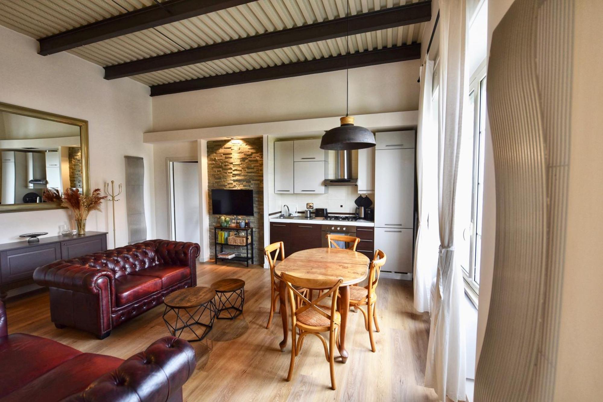 Industrial Loft Trastevere Station Apartment Rom